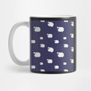 Sleeping sheeps seamless childish pattern Mug